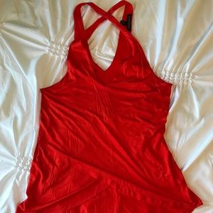 NWOT Banana Republic Dark Orange Top